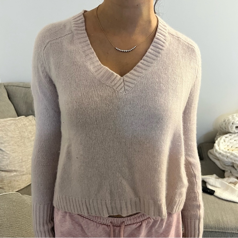 360 cashmere pink sweater